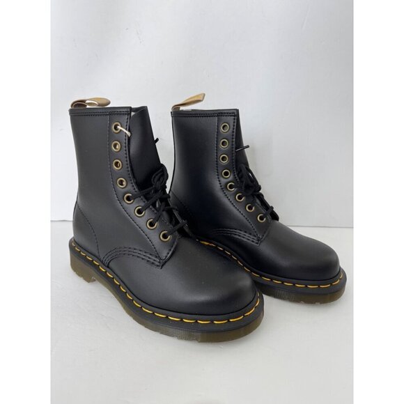 NEW Doc Dr. Martens Vegan 1460 Felix Lace Up Boots Black EU 36 US W 5 M 4 - Picture 3 of 7